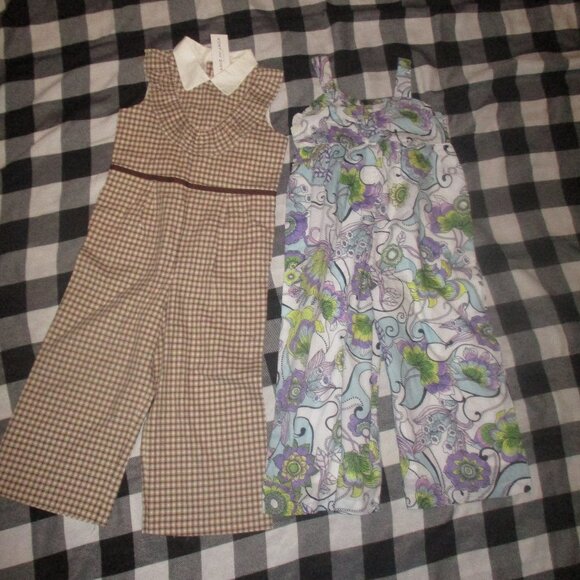 2 NWT Janie and Jack Jumpsuits size 4